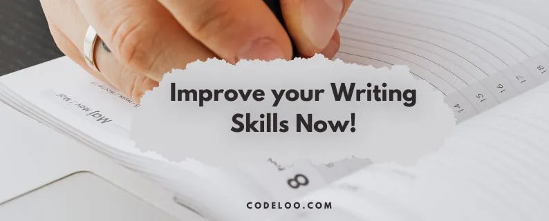 Sharpen your writing skills