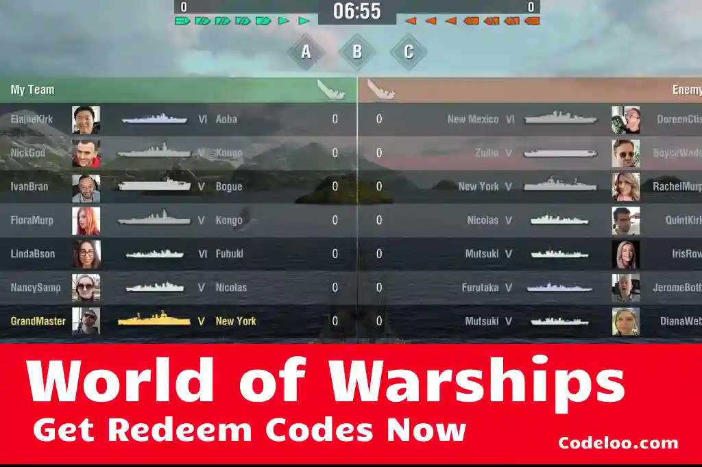 World of Warships Redeem Codes